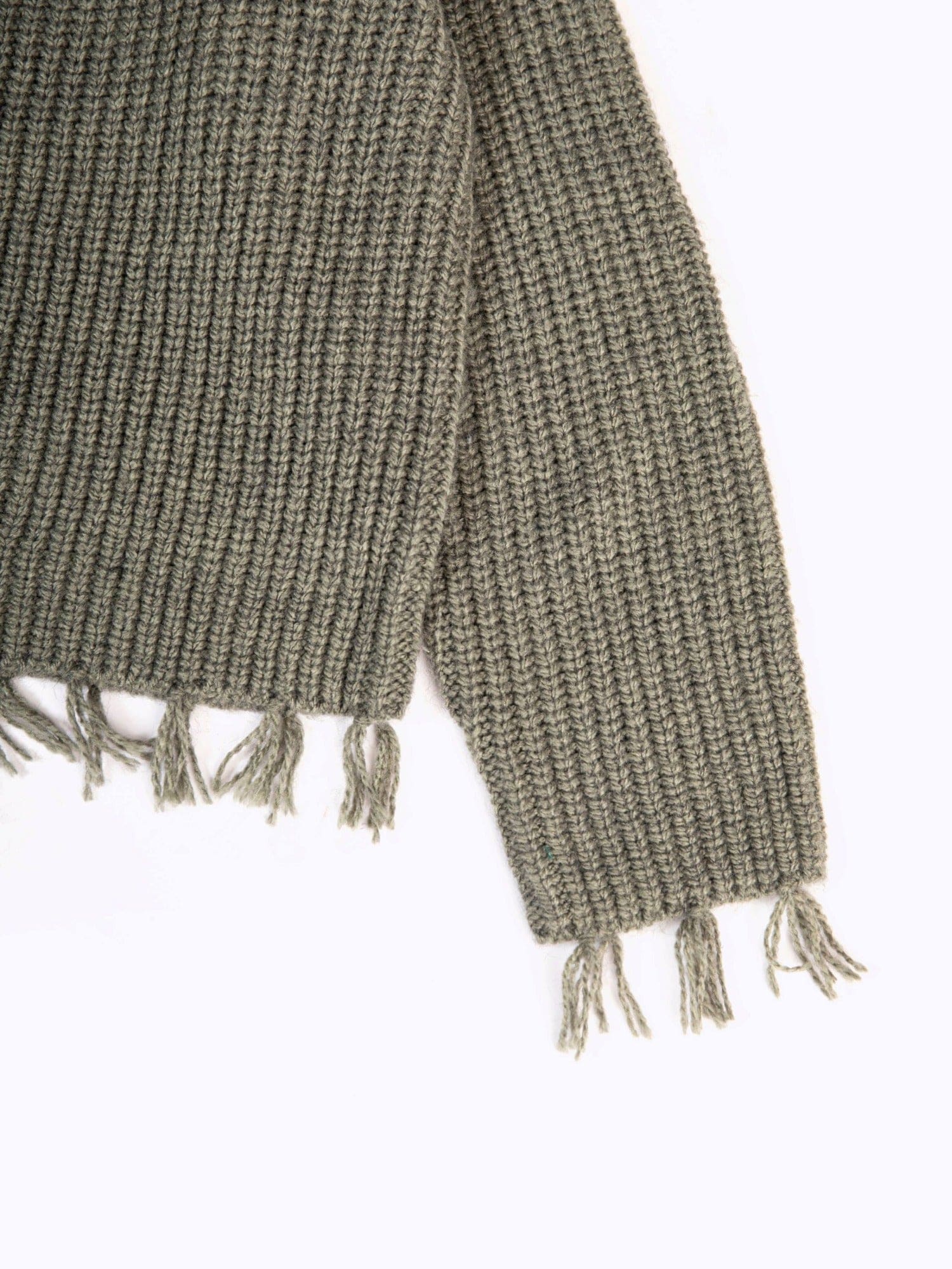 "Lahore" grey chunky knit sweater - Image 12