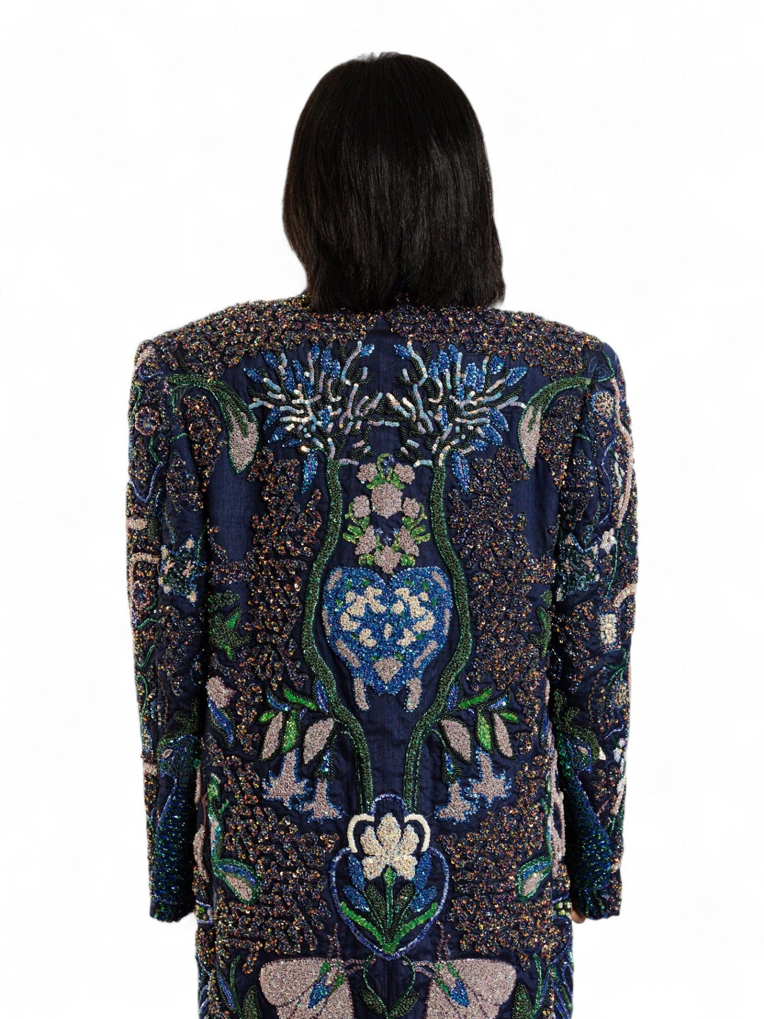 The lumina embellished long coat - Image 12