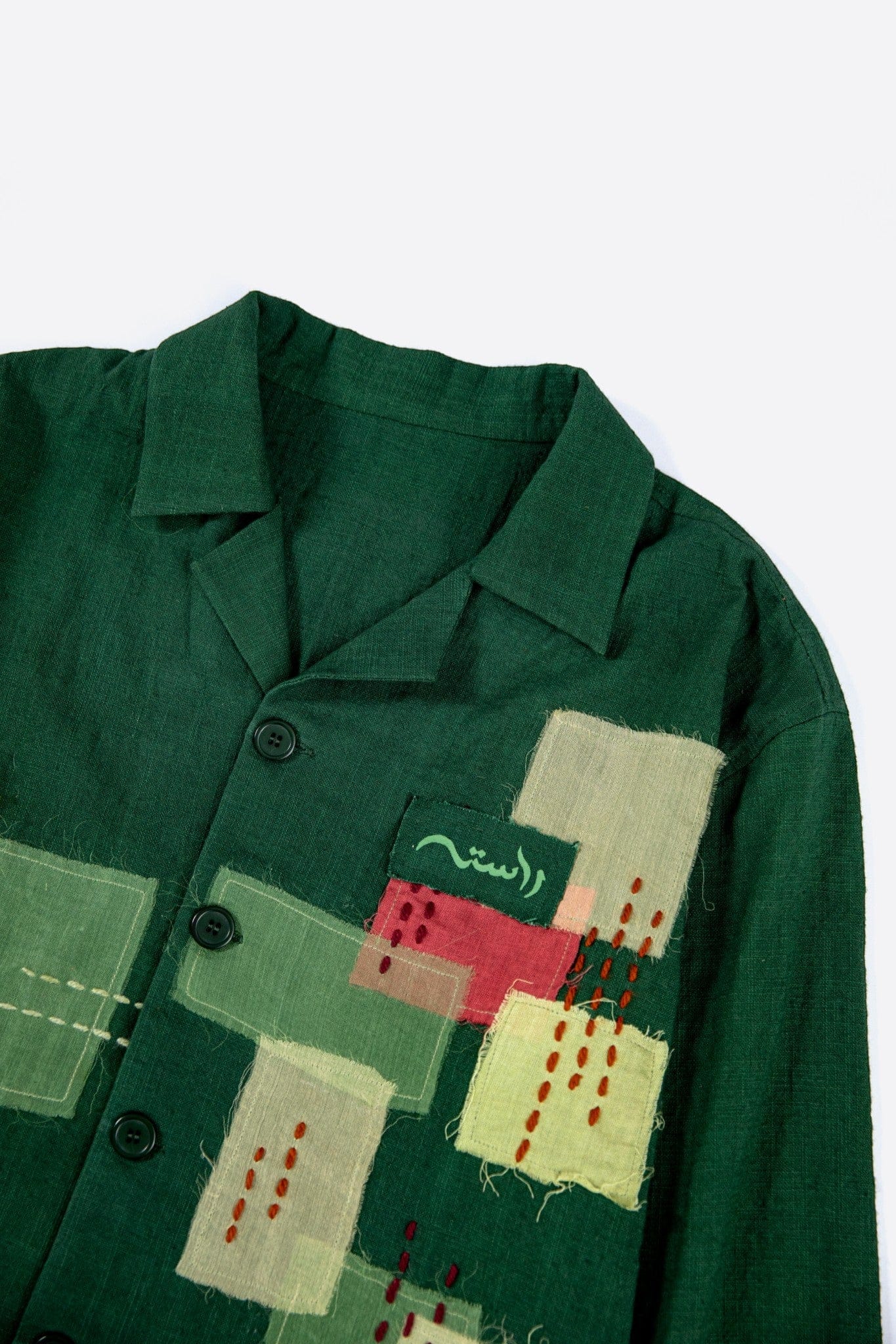 Threaded layers khaddar button-down - Image 11