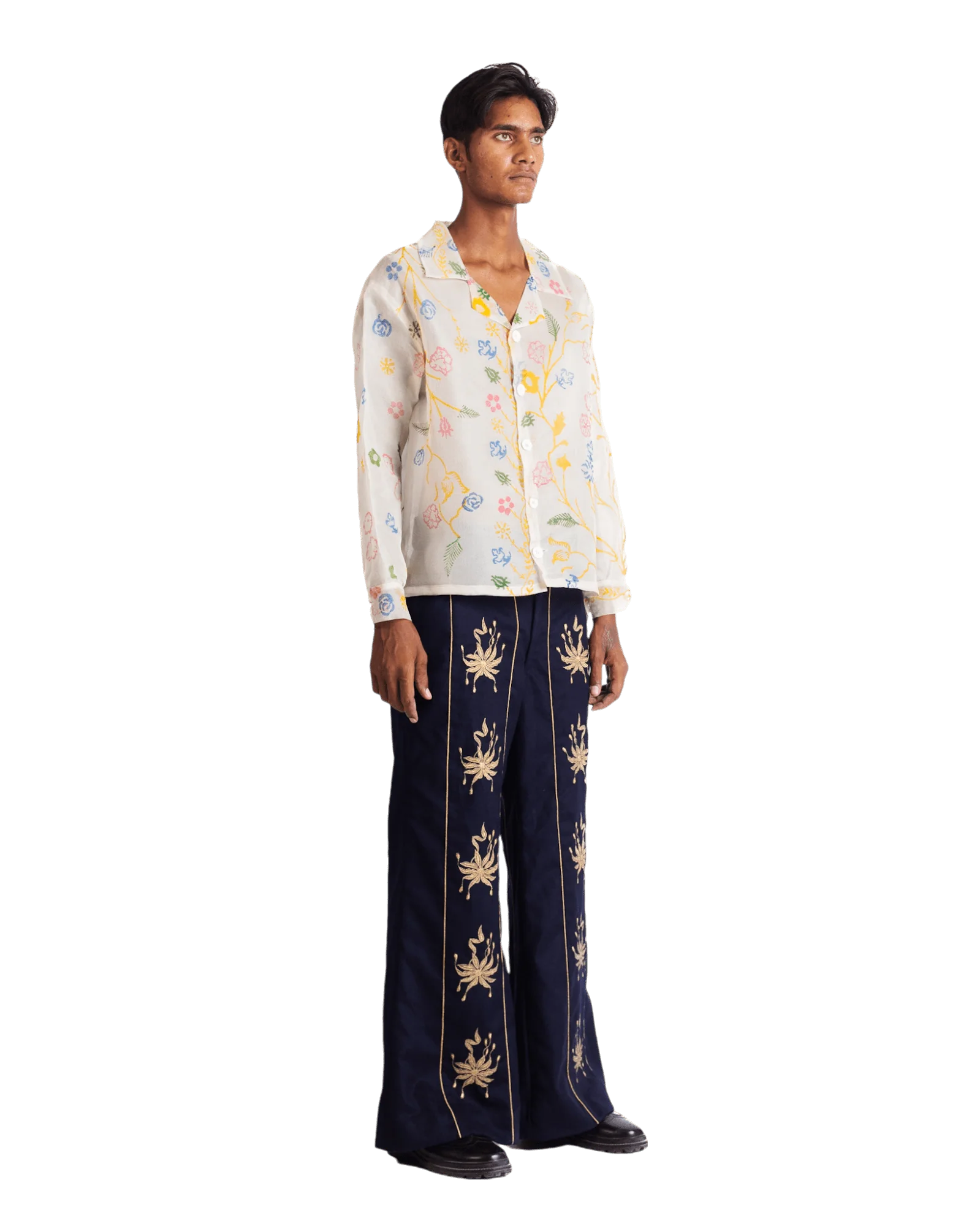 "Whisper" organza button-down - Image 6