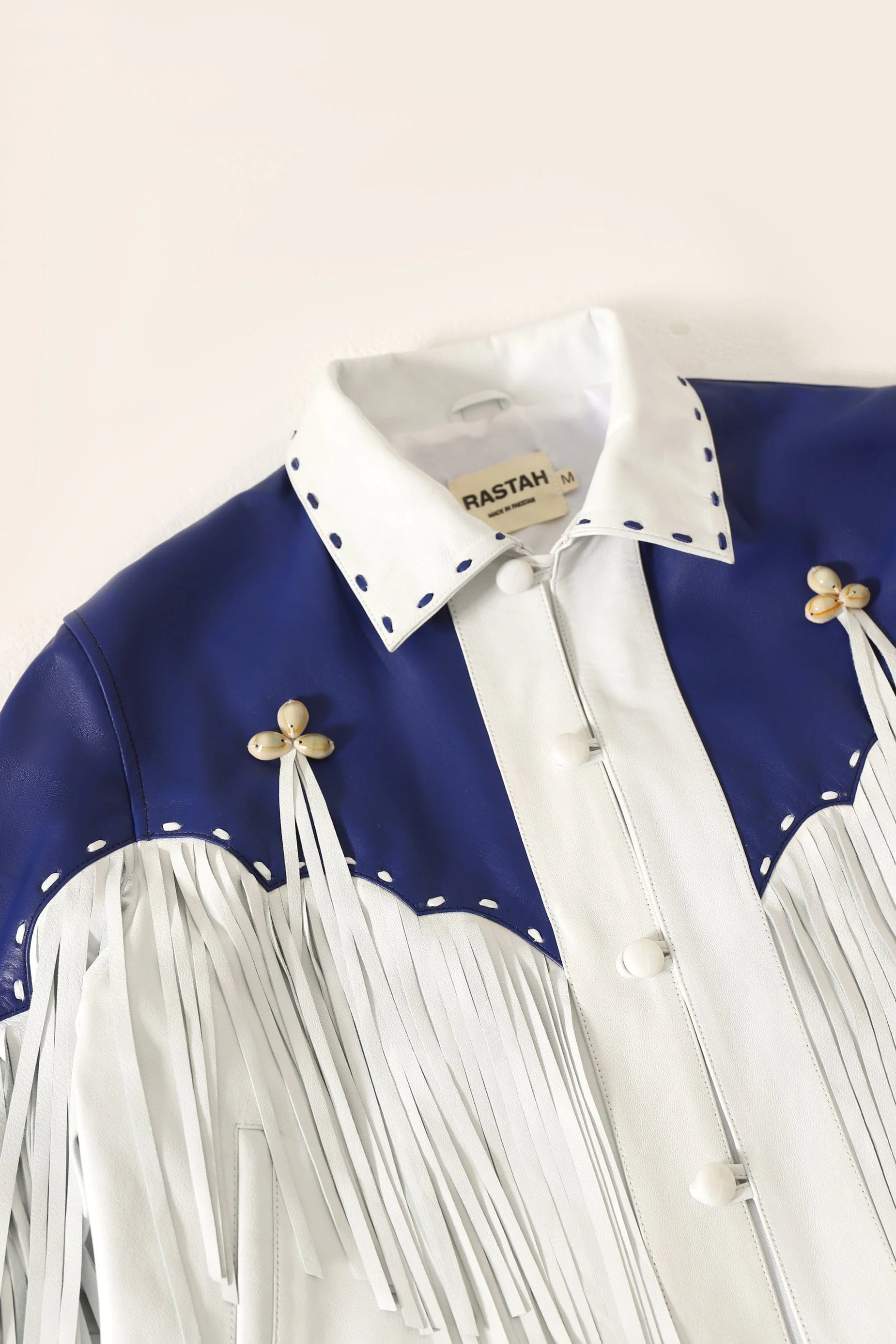 Fringed leather jacket - Image 18