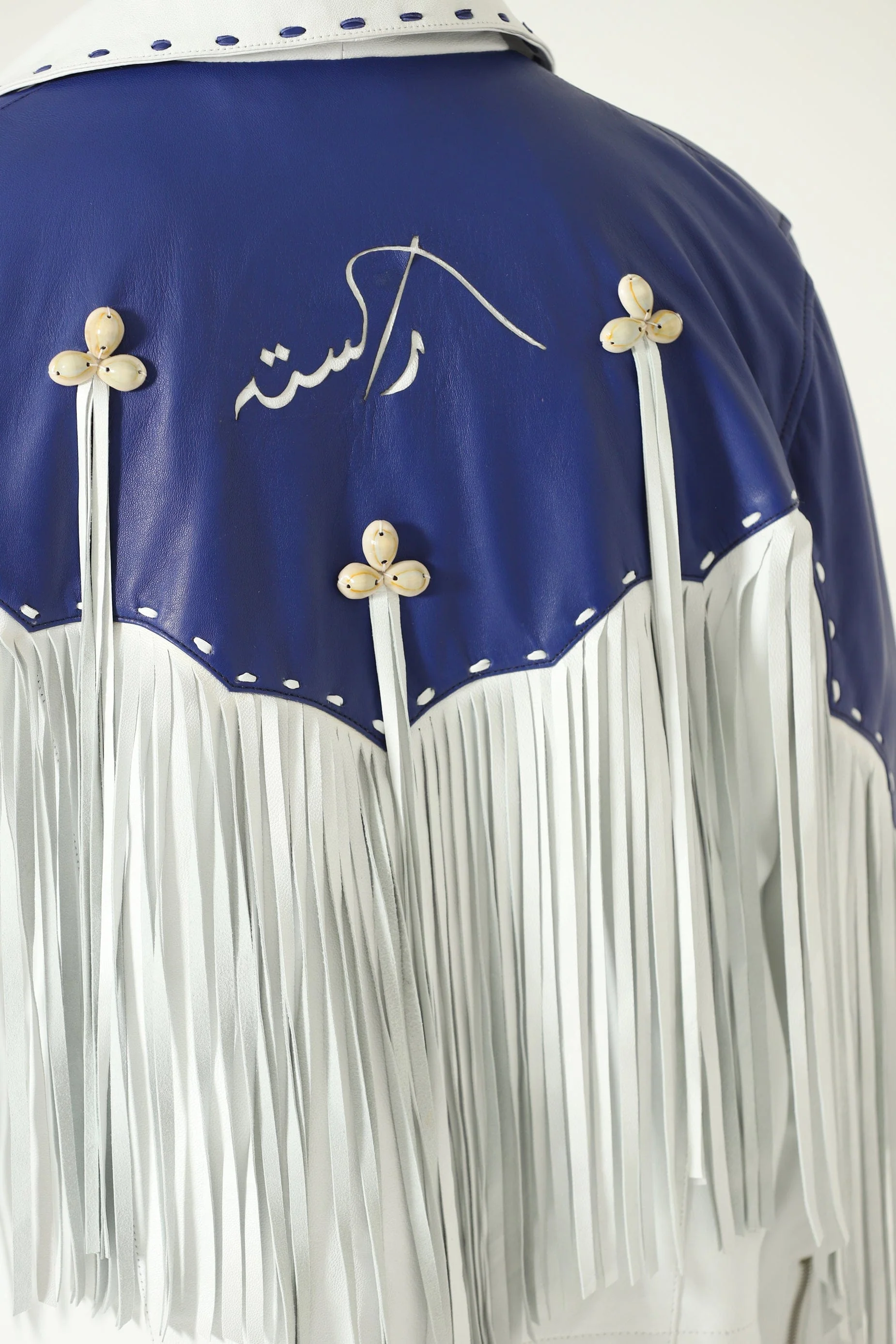 Fringed leather jacket - Image 5