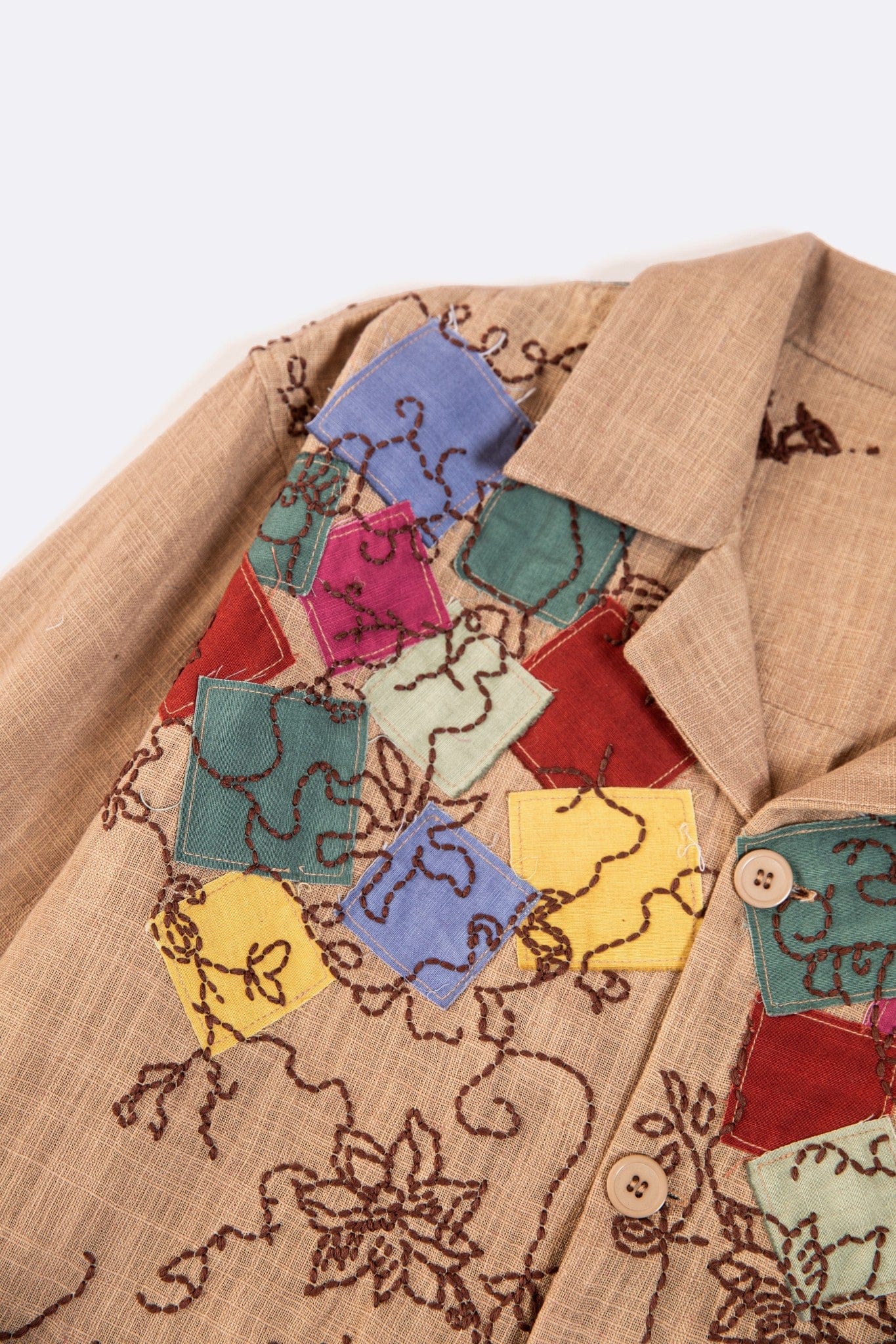 Wildwood patchwork button-down - Image 12