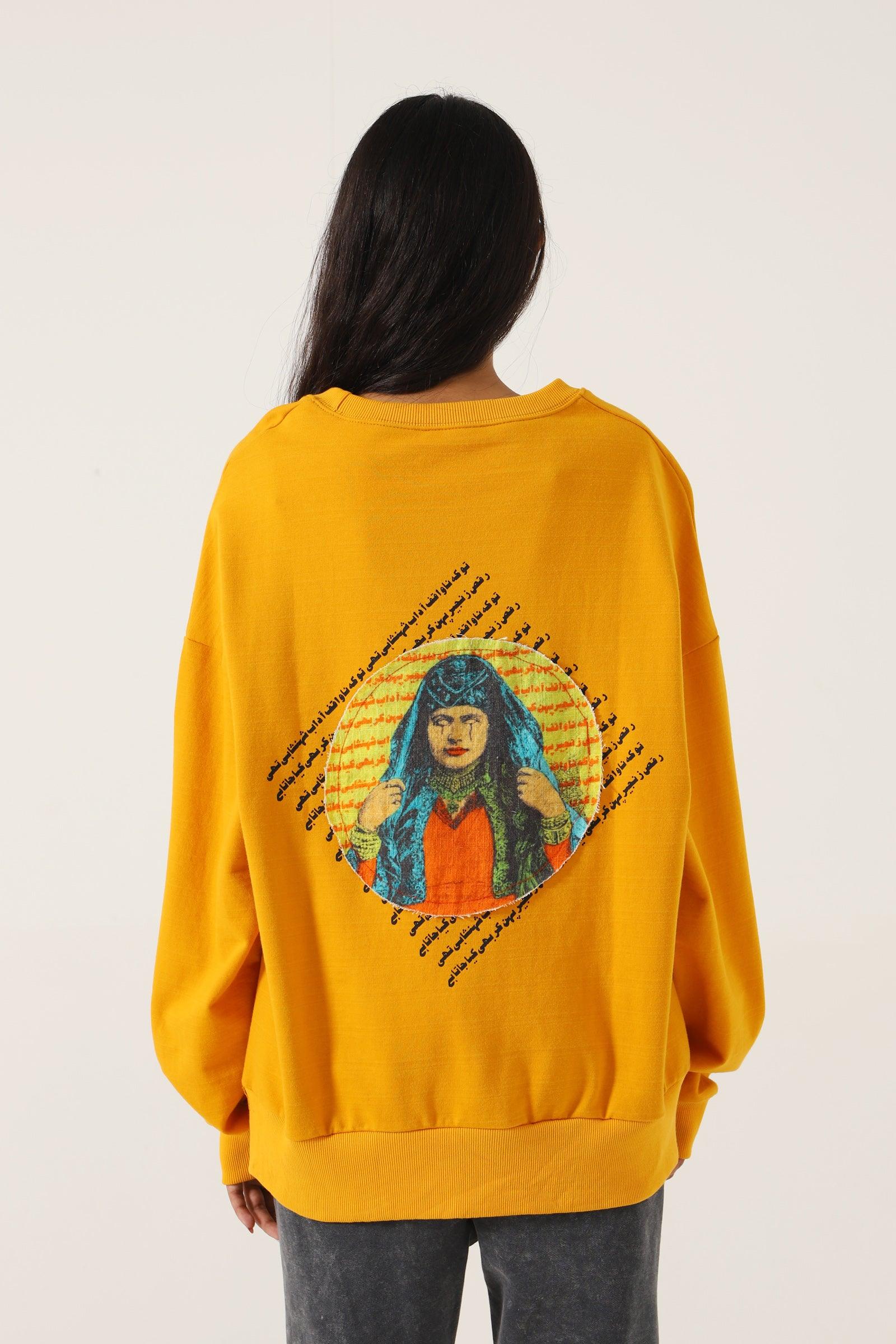 "Raqs e zanjeer" printed sweatshirt - Image 11