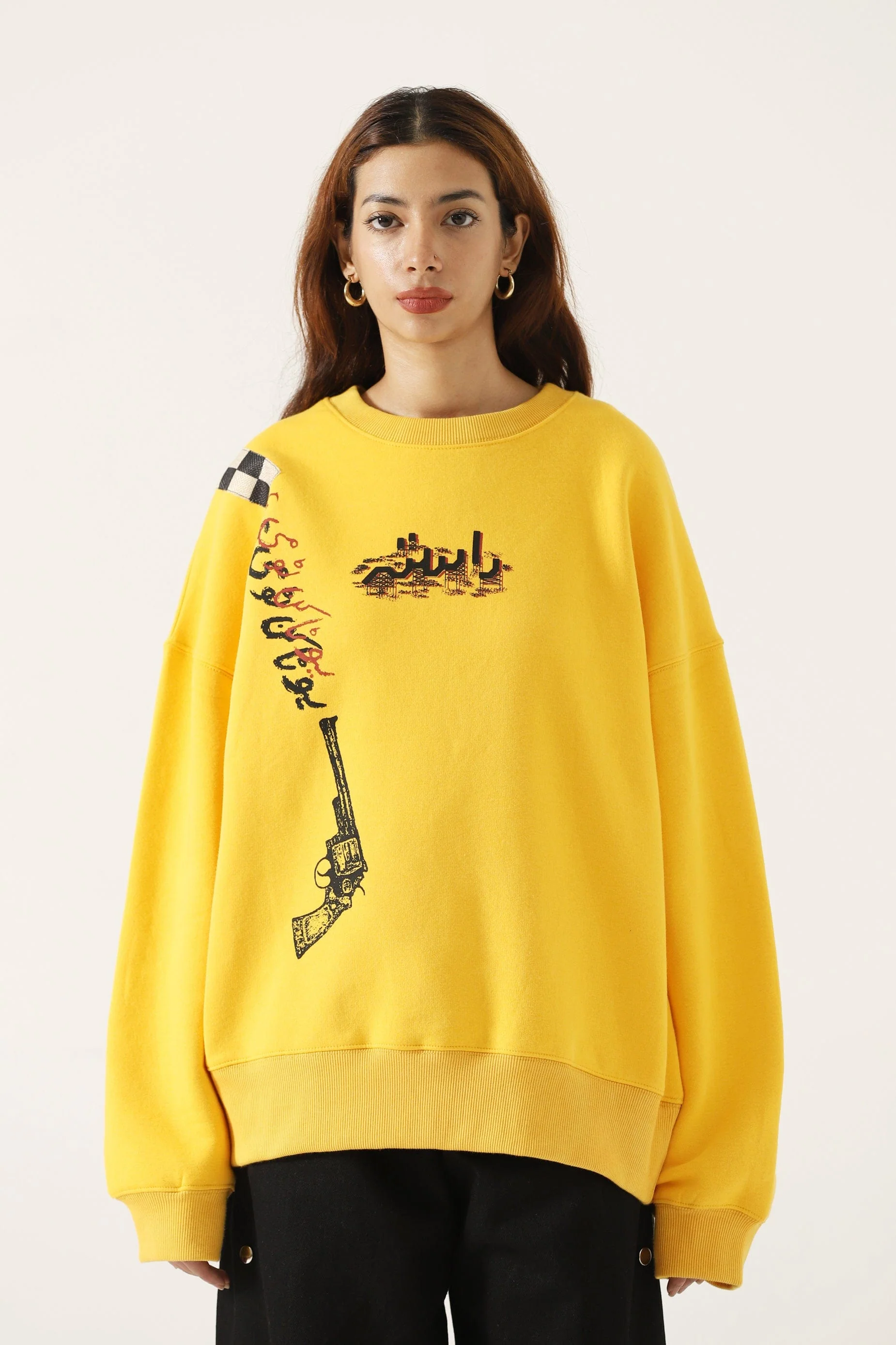 "Taxi driver" screen print sweatshirt - Image 3