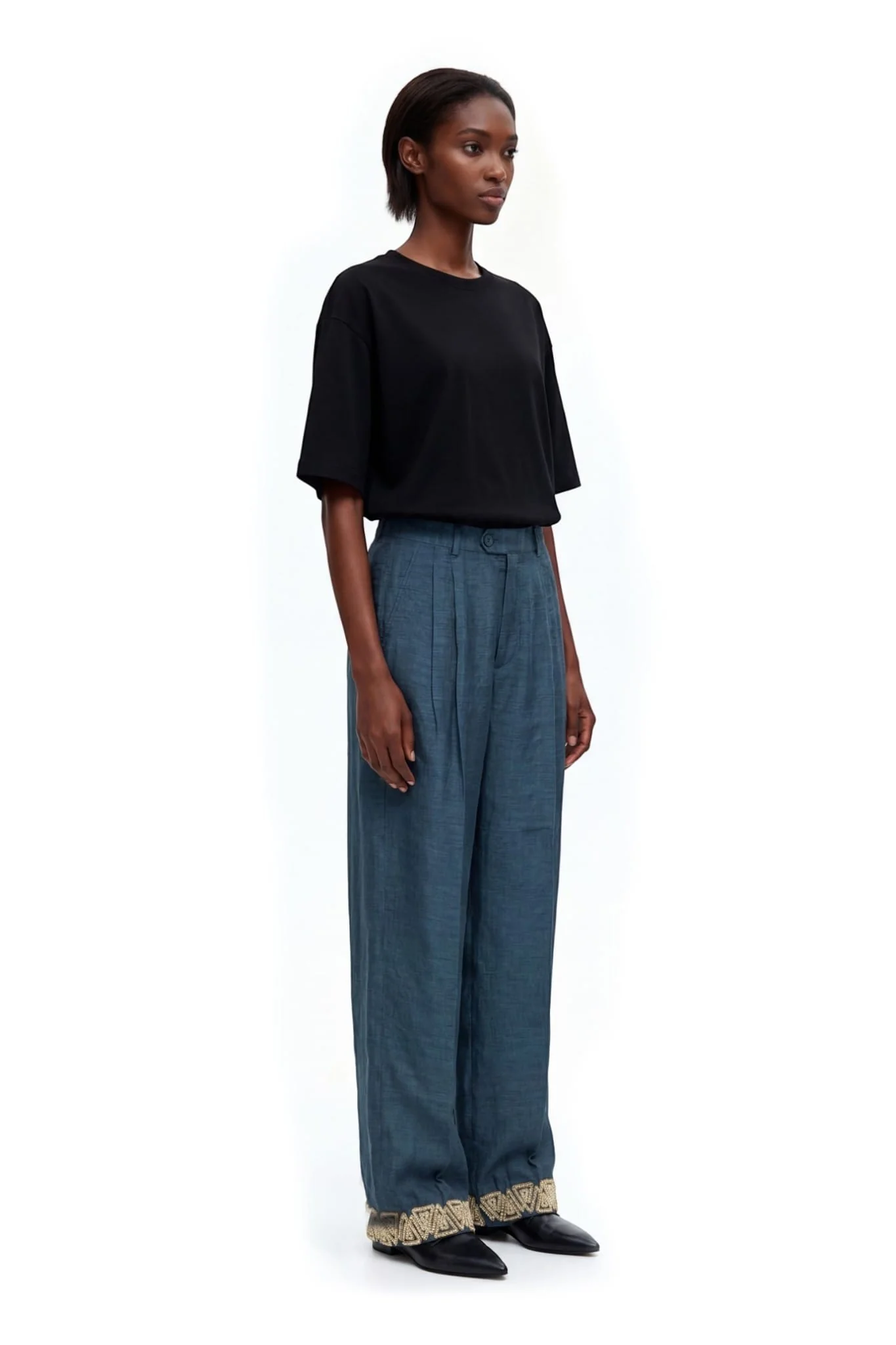 Zariya raw silk pants - Image 10