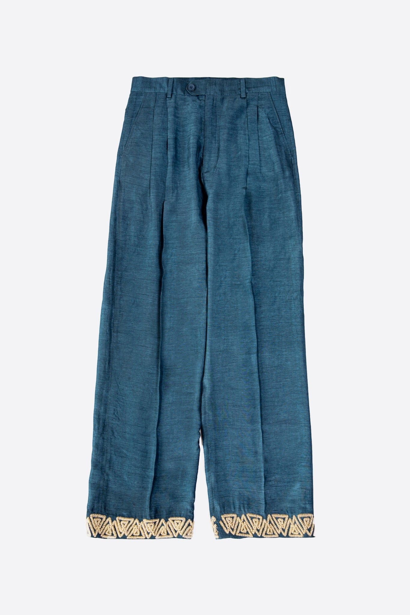 Zariya raw silk pants - Image 3