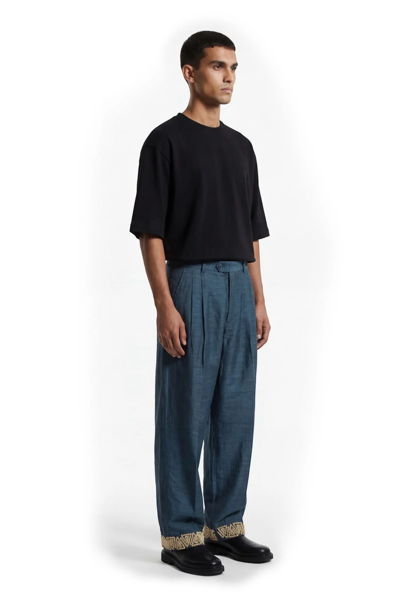 Zariya raw silk pants - Image 6
