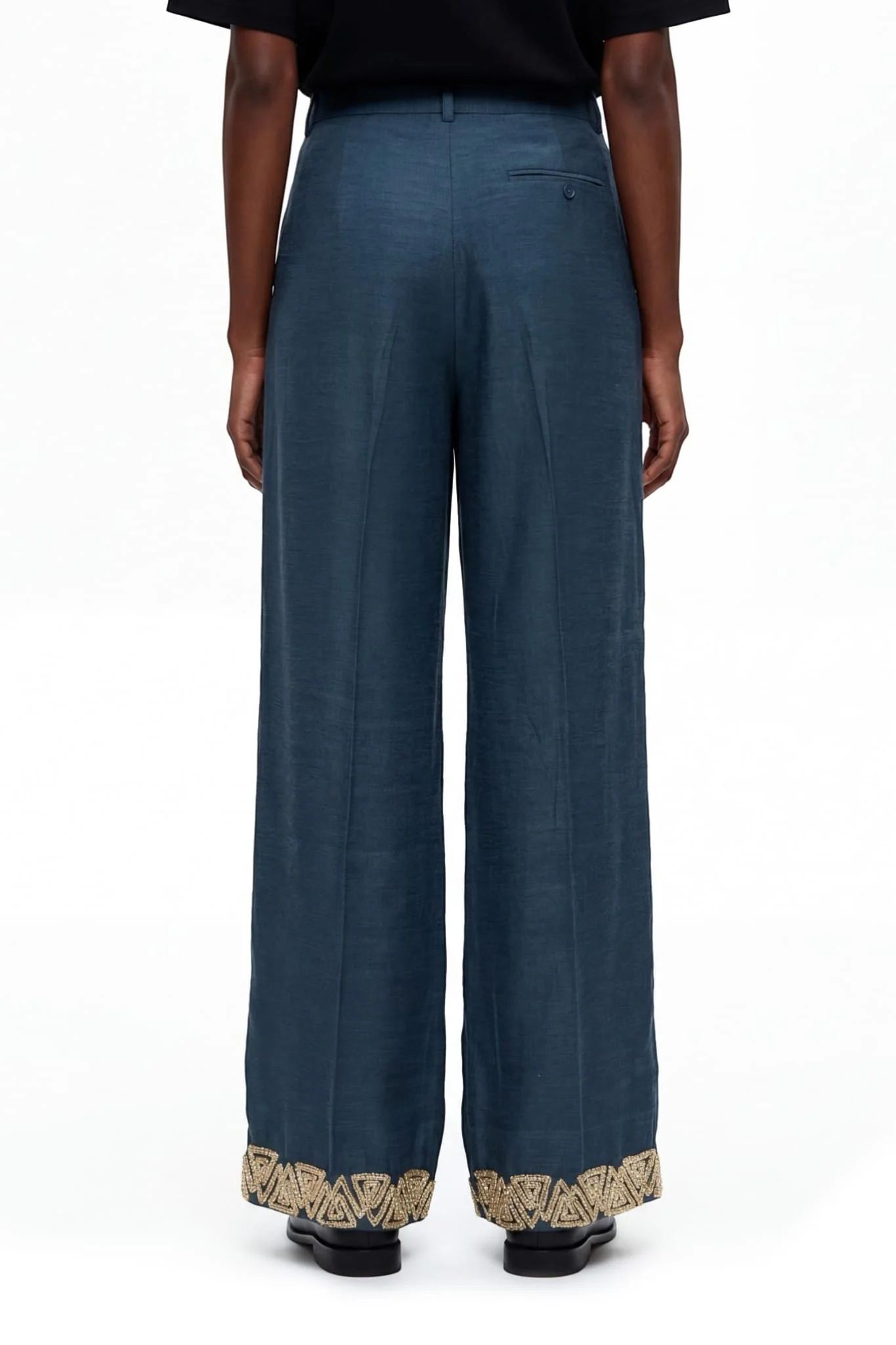Zariya raw silk pants - Image 8